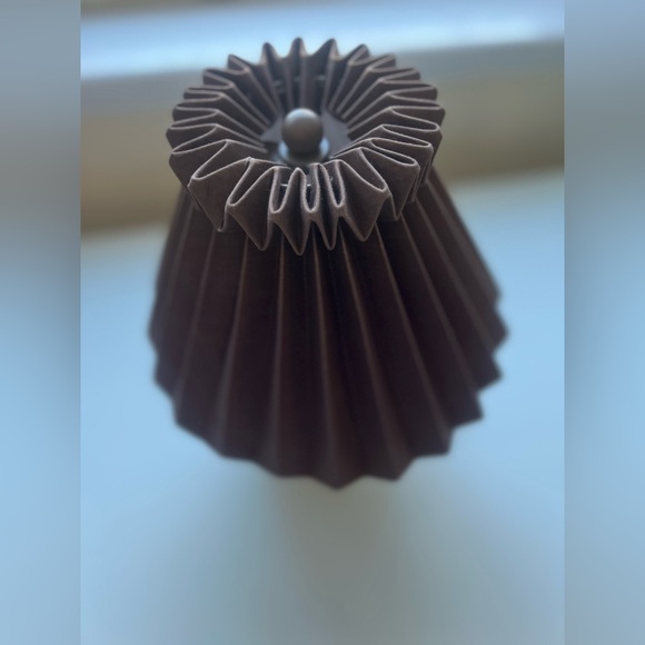 Ceramic with Brown Knife Pleat Shade Accent
Table Lamp Sour Cream-Hearth & Hand™ - Picture 6 of 14